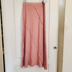 Jay Basics pink diagonal panel skirt sz M
